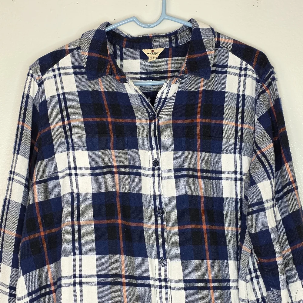 Boneyard Threadz Blue & White Plaid Flannel W/ Metallica Graphic Size XXL - Picture 4 of 7